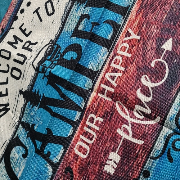 Welcome to our Camper Linen Boutique Pillow Cover, Double Sided NEW Accent Decor - Picture 2 of 3